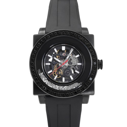 Dynamis Hubris HB0002 Automatic winding 45mm Black Stainless Steel Diamond