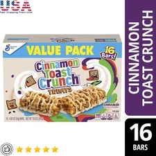 Cereal Snack Bars 16 Ct Breakfast Bars Individually Wrapped On-the-Go Treats New