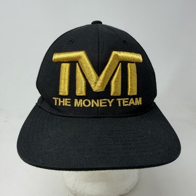 TMT The Money Team Hat Classics Men's Adjustable Black Gold Snapback Mayweather