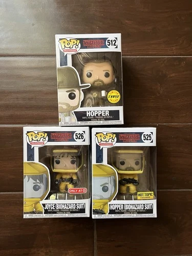 Hopper CHASE - Hopper & Joyce Biohazard Suits Stranger Things Funko Pop
