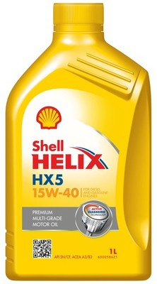 For SHELL OLEJE 550039834 ENGINE OIL 15W-40 1L HELIX HX5 SHELLAPI SN/CF A3/B3