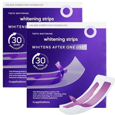 Teeth Whitening Strips  Zahnaufhellungsstreifen  2 * 14 PCS Zähne Aufhellen  ...
