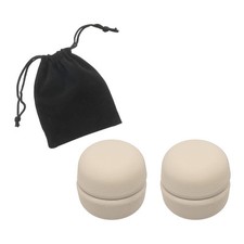 1 Pair Hijab Magnetic Pinless Pins with Storage Bag Nude Color