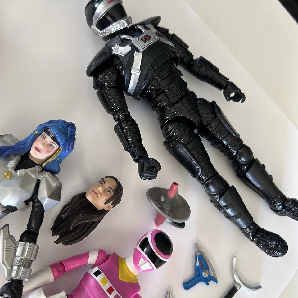 Lote de 6 figuras de acción Power Rangers Lightning Collection In Space Rangers Foto 4 de 4