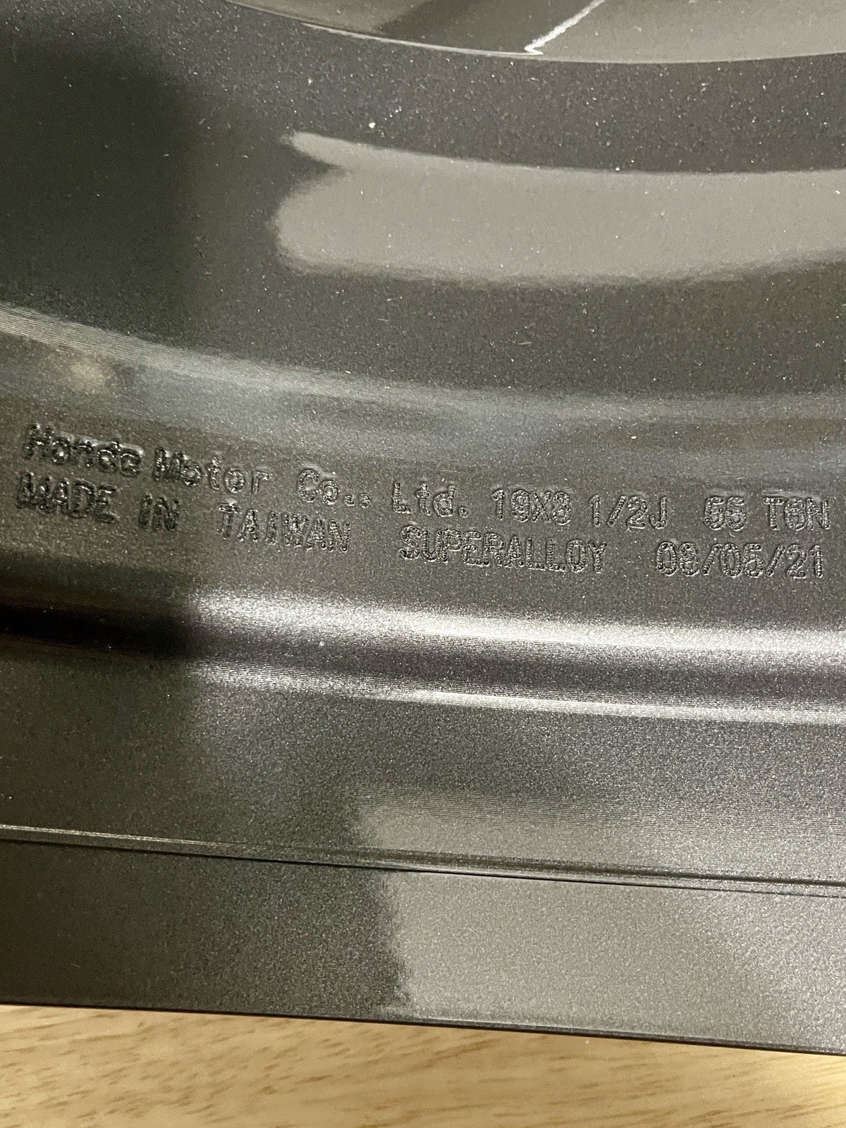 Acura NSX NC1 19x8.5 Front Wheel Honda  Civic Type R 44700-T6N-A21 OEM NEW