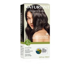 Ammonia-Free Dark Chestnut Brown Hair Color, Vegan  Cruelty-Free, 100 Gray Cov