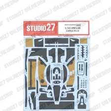 Studio27 1/20 FW13B Carbon Decal for Tamiya #20025