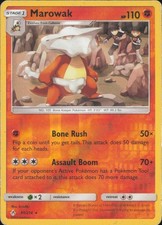 marowak pokemon card (52/130) [Base Set 2]  Plug Features the powerful Uncommon Marowak (#73) from the Stellar Crown set. Marowak | XYFates Collide |