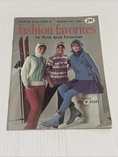 Coats & Clark’s Fashion Favorites To Knit And Crochet Book Number 160