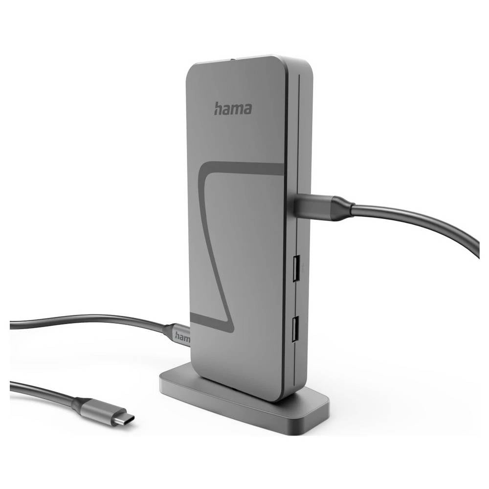 Hub USB-C Hama Connect2Office Speed avec charge rapide Power Delivery intégrée