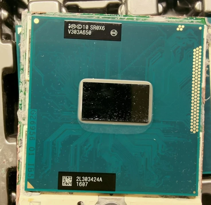 Intel Core I7 3540M SR0X6 3.0GHz 4MB Dual-core RPGA988B Notebook Processor CPU - Image 3 of 4