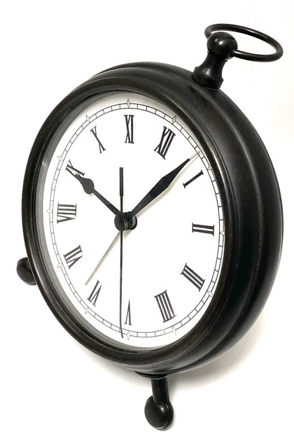 Pottery Barn Antique English Style Bronze Finish Pocket Watch