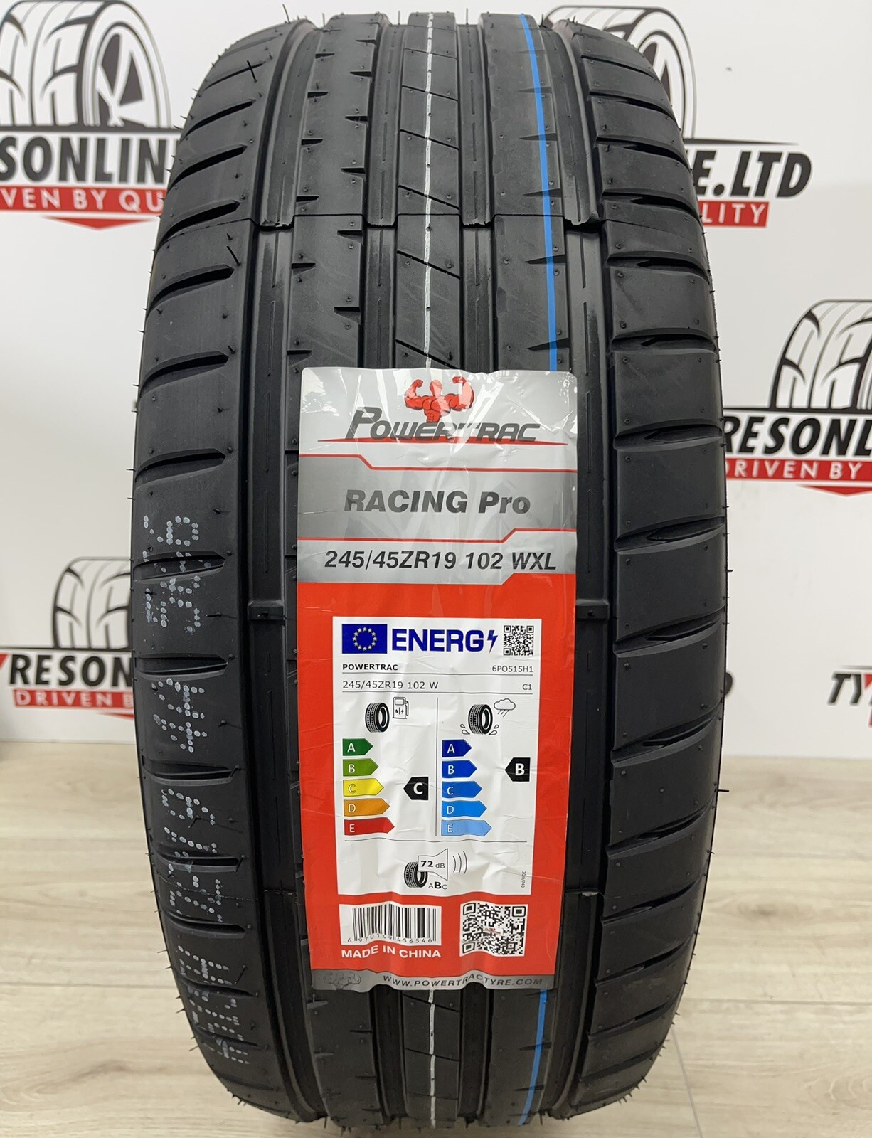 4 X 245 45 19 POWERTRAC 245/45R19 102W XL BRAND NEW M+S TYRES AMAZING C ...