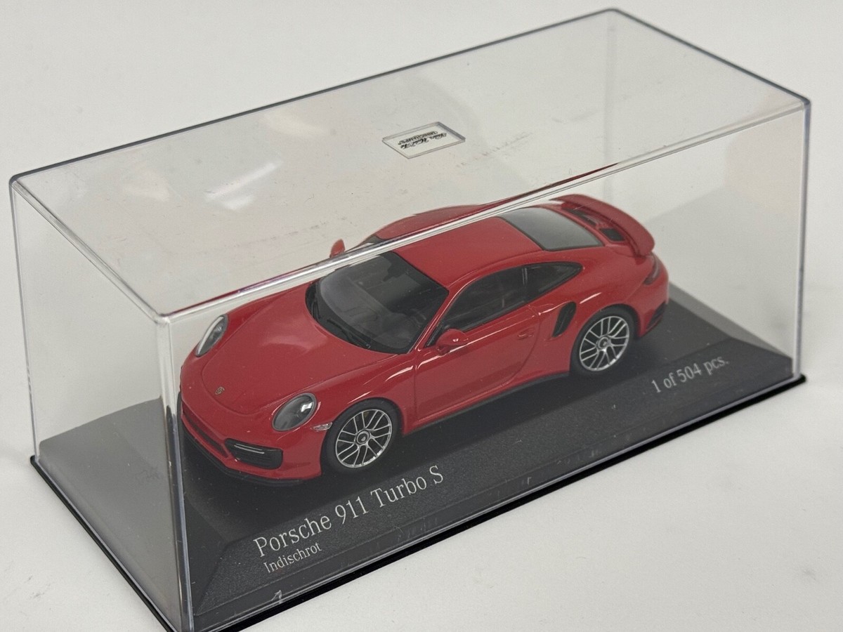 1/43 Minichamps Porsche 911 Turbo S from 2016 in Red 410