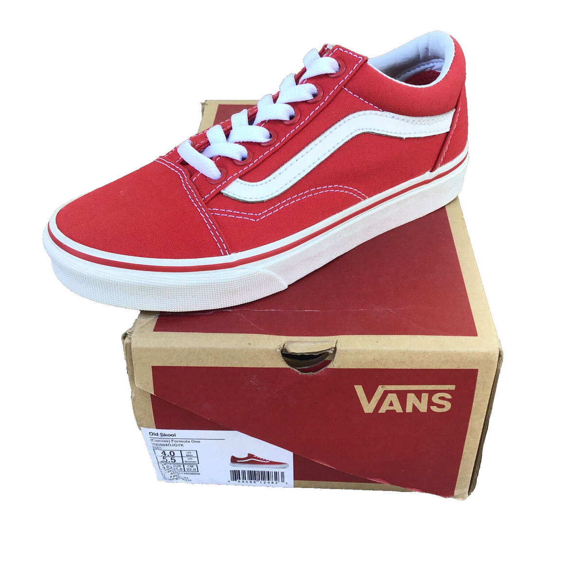 Red Vans Vans Old Skool Formula One Vans Old Skool Formula One Red Hotsell