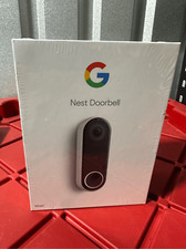 Nest Hello Video Doorbell - Wired Connection - Black Front