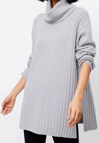 LOFT Lou \u0026 Grey Ribbed Turtleneck Tunic 