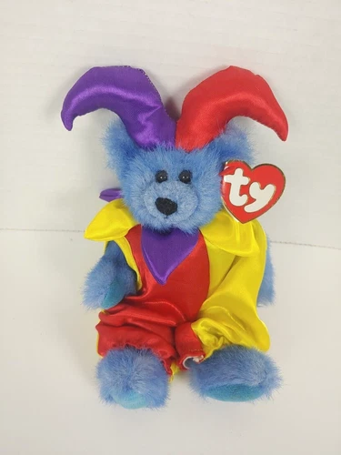 Vintage "Calliope" The Jester Clown (Ty Attic Treasures, 1993) | Tag intact