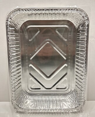 100 CT GIANT LASAGNA PASTA  ALL PURPOSE PAN DISPOSABLE ALUMINUM FOIL TIN TRAY