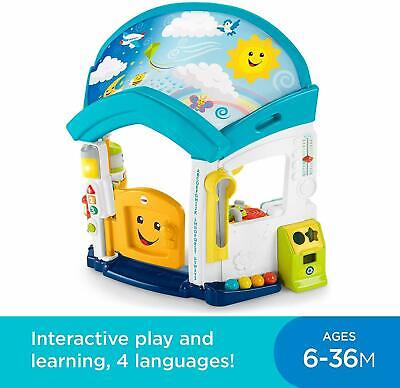 Fisher-Price Laugh & Learn Toddler Playset, Learning Kitchen with Music  Lights & Bilingual Content for Baby to Toddler Pretend Play