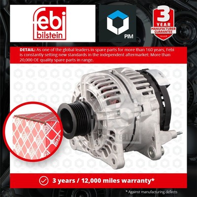 Alternator fits SKODA OCTAVIA Mk1 2.0 99 to 07 028903028D 028903028DX Febi New