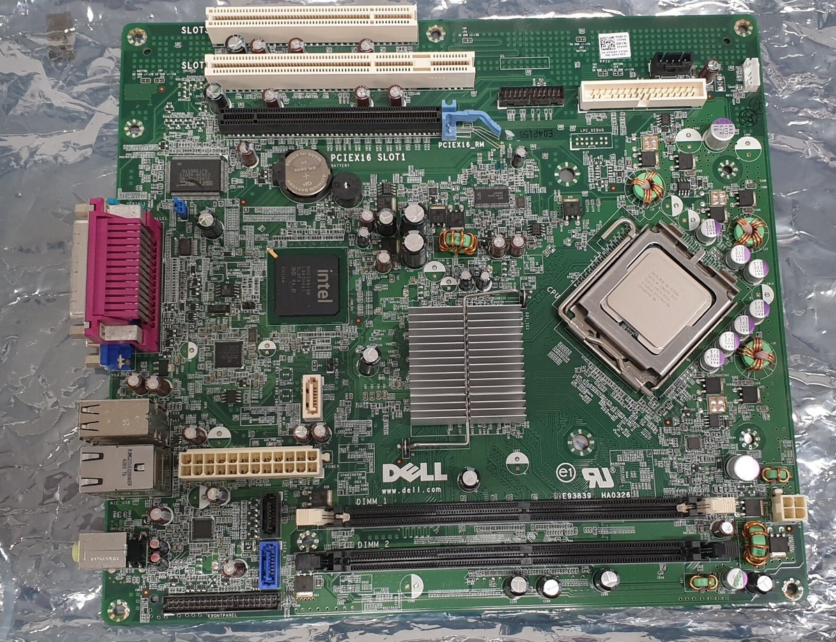 Dell Optiplex 360 Motherboard 0T656F E93839 HA0326 w/ E7500