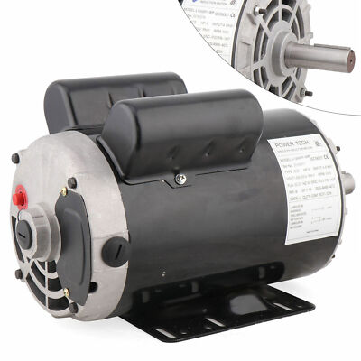 5HP Air Compressor Electric Motor 3450RPM Single Phase 7/8'' Shaft Heavy Duty 