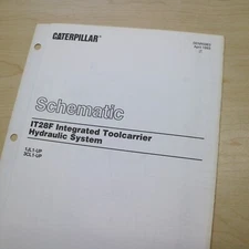 CATERPILLAR IT28F Loader Hydraulic System Schematic Shop Repair Service Manual