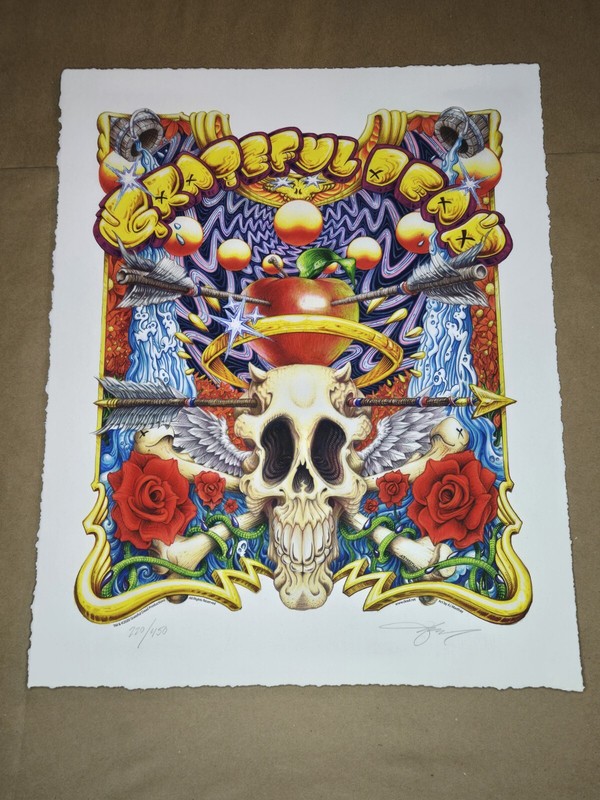 Grateful Dead "St. Stephen" by AJ Masthay Poster Art Print /450 Jerry Garcia  cd