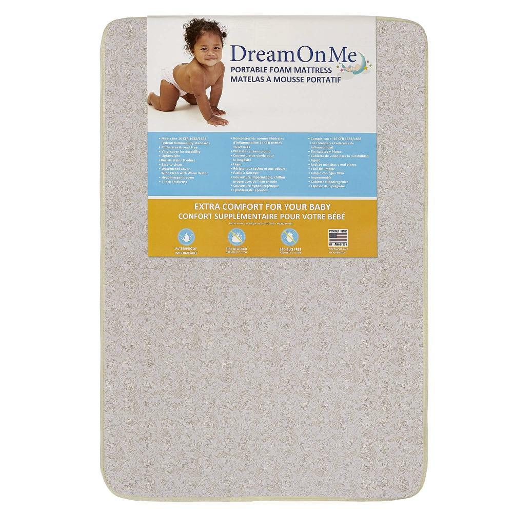 dream on me foam pack and play mattress