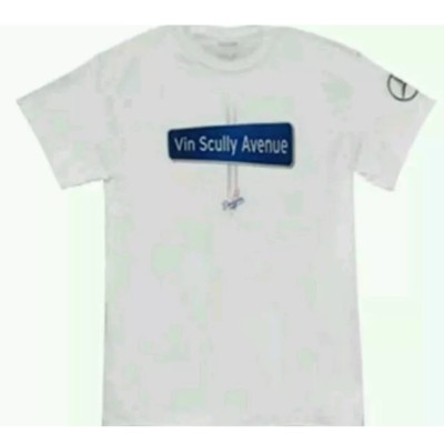 2016 NEW Dodgers Vin Scully Avenue Ave  T-Shirt SGA 5/10/16 Size XL