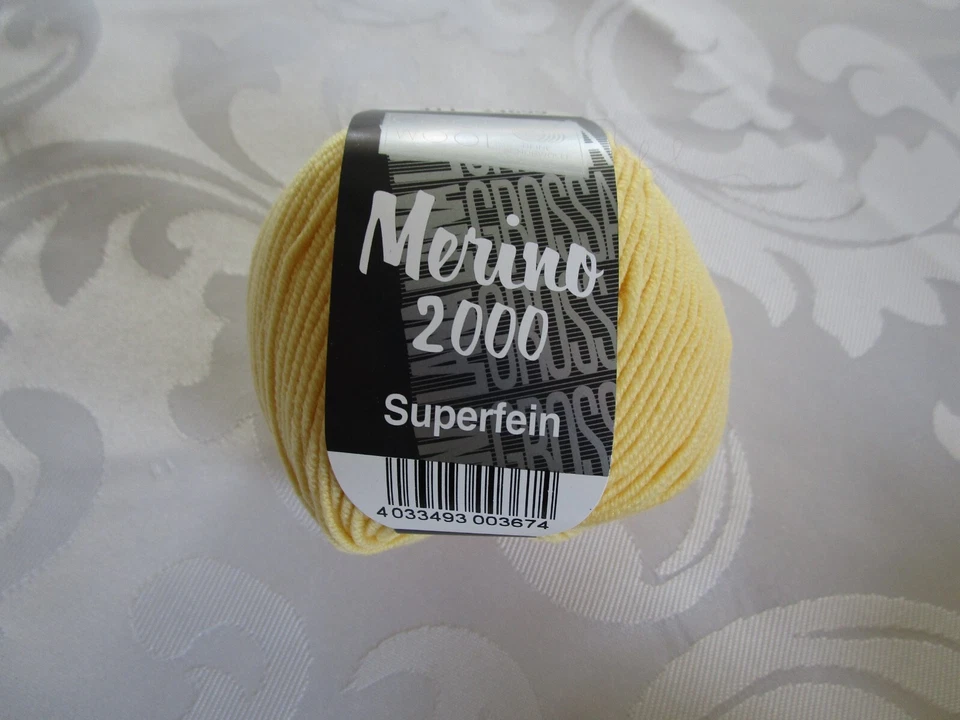 MERINO 2000 LANA GROSSA MERINO WOOL YARN, 50 GM, 175 YDS, MANY COLORS - Image 2 of 4