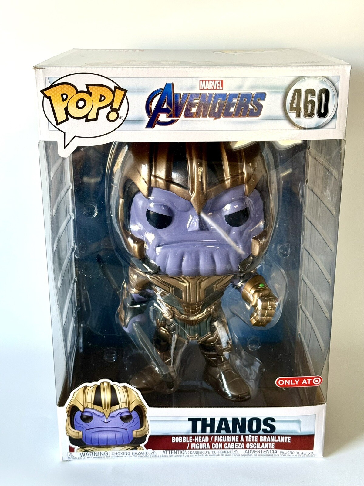 Funko Pop! Marvel: Avengers Endgame - Thanos (10 Inch) #460 Target Exclusive New