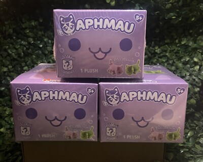3 Pack! Aphmau MeeMeows Litter 5 Mystery Plush 6  - Under The Sea - New/Sealed