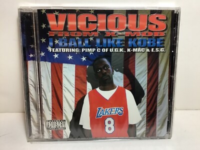 Vicious x-mob I Ball like Kobe pimp c G funk hip hop rap new