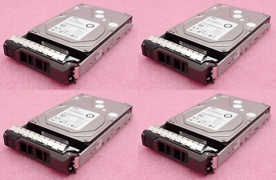 4x Dell 1TB 7.2K 3.5'' SAS 6G LFF Hard Drive HDD 0GPP3G GPP3G Toshiba MG03SCA100