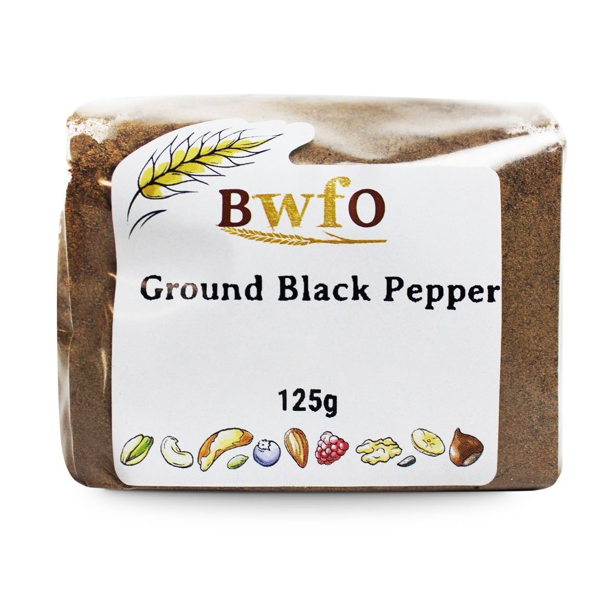 Pepper Black Ground 125g | BWFO | Free UK Mainland P&P