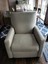 crate & barrel upholstered reclining chair