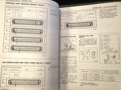 Datsun 200 SX Service Manual ~ 1981 ~ Complete Shop Info for S110 Series. 8.5x11 - Picture 4 of 10