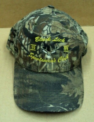 Vtg DAYSTONE Camo Adj Ball Cap Hat ~ BLACKLICK PA Vtg DAYSTONE Camo Adj Ball Cap Hat ~ BLACKLICK PA