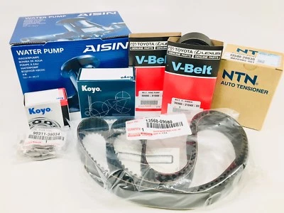 Genuine Timing Belt and Water Pump Kit with Seals Belts Tensioner NTN KOYO - Bild 1 von 4