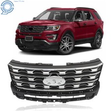 For Ford Explorer 2016-2017 Front Bumper Grille Chrome Fb5z8200ac Fo1200577c For Ford Explorer 2016-2017 Front Bumper Grille Chrome Fb5z8200ac Fo1200577c