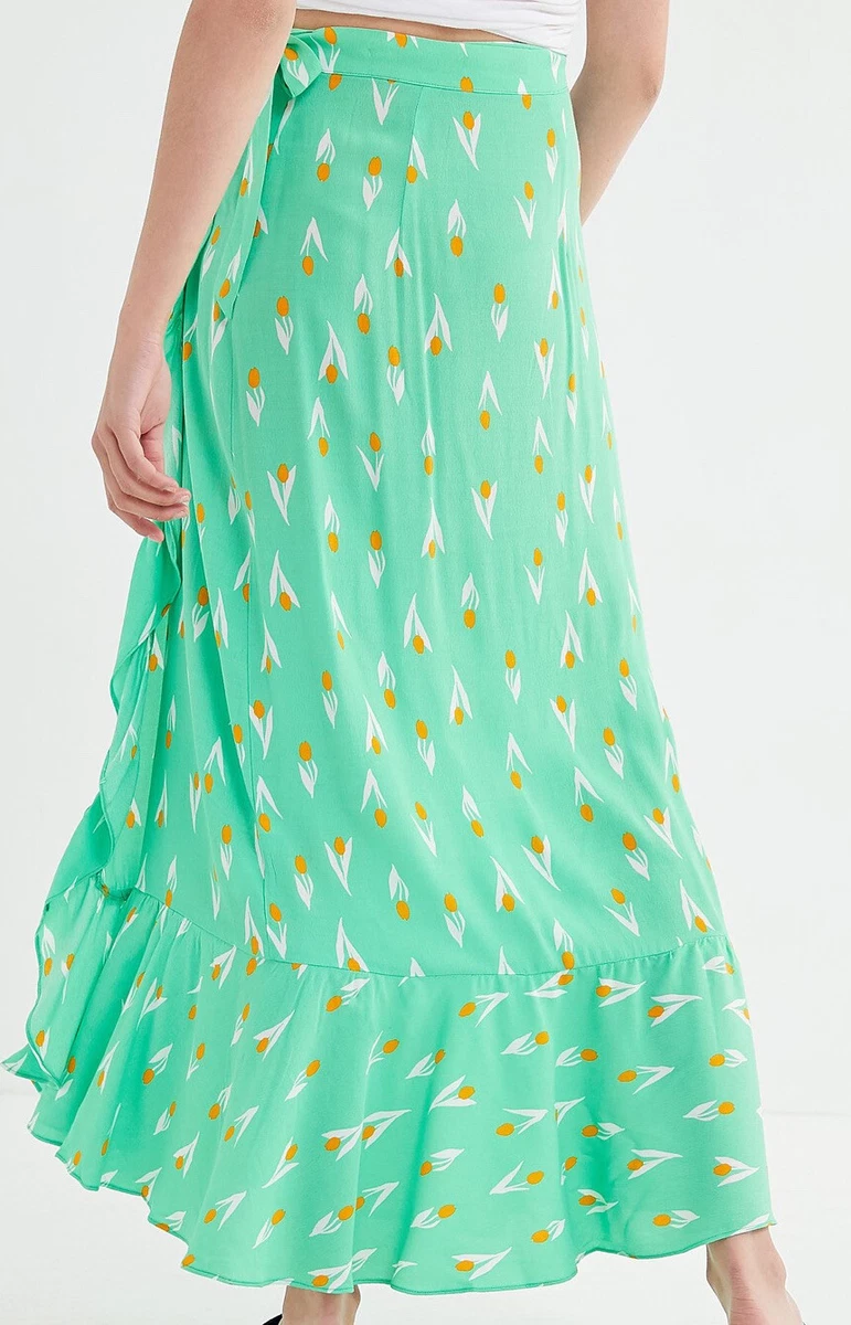 Long wrap cheap skirt xs