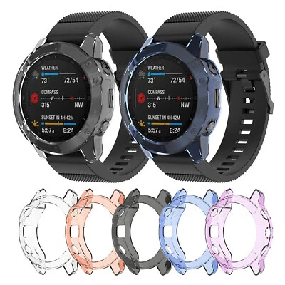 For Garmin Fenix 6 S / 6 / 6 X Pro Shockproof Case TPU Cover Protector