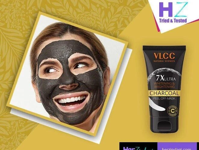 Máscara exfoliante de carbón ultra blanqueadora e iluminadora VLCC 7X - 100 g Foto 3 de 4