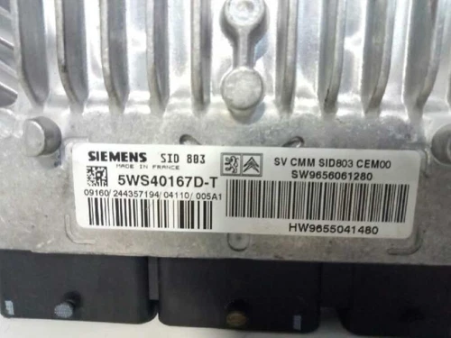 5WS40167D-T Centralina Motore per PEUGEOT 407 Premium 2004 508983 - Foto 3 di 10