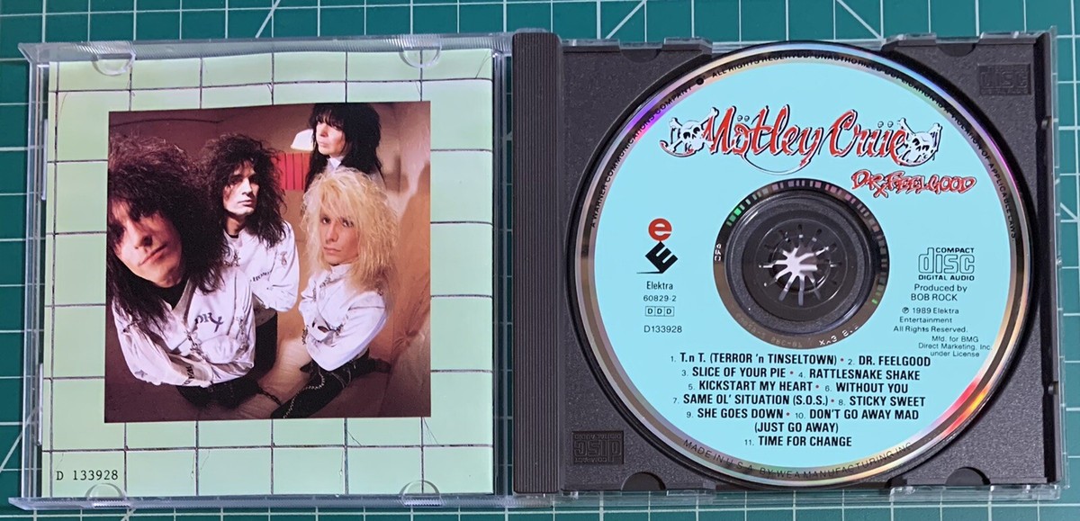 Motley Crue - Dr. Feelgood CD 1989 ELEKTRA Rare Very Clean Disc | eBay