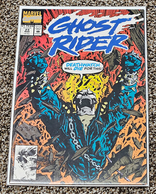 Deathwacth Ghost Rider 1992 Marvel Comics - Ghost Rider Deathwatch Will Die For This - #23 | eBay