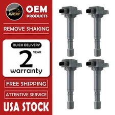 ✅Pack of 4 Ignition Coils for 2001-2005 Honda Civic Acura EL L4 1.7L C1460 UF400
