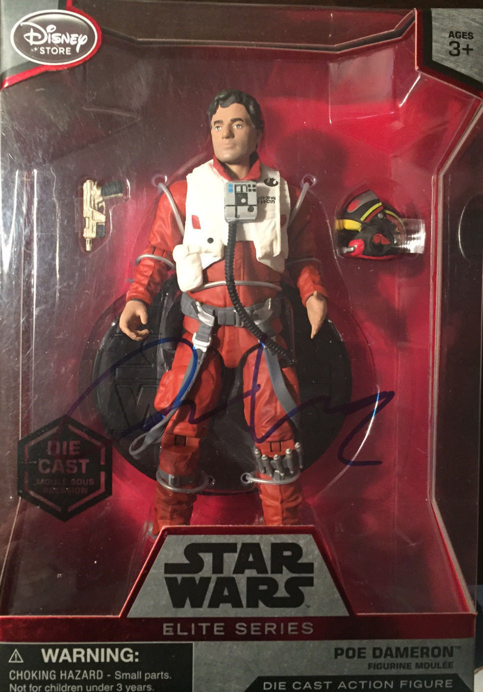 Oscar Isaac signed autographed Star Wars Force Awakens Beckett COA 